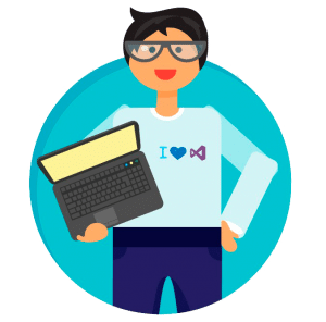 medios pagina de producto visual studio