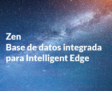Zen base de datos integrada para Intelligent Edge